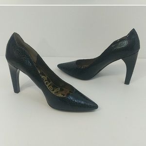 Sam Edelman Snake Print Dress Pumps 8M